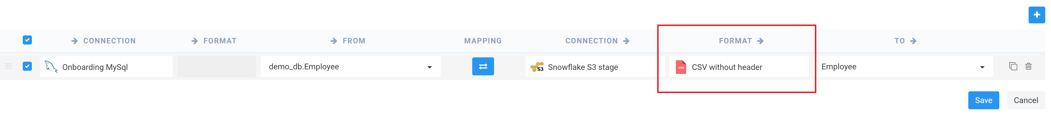 create csv file format snowflake