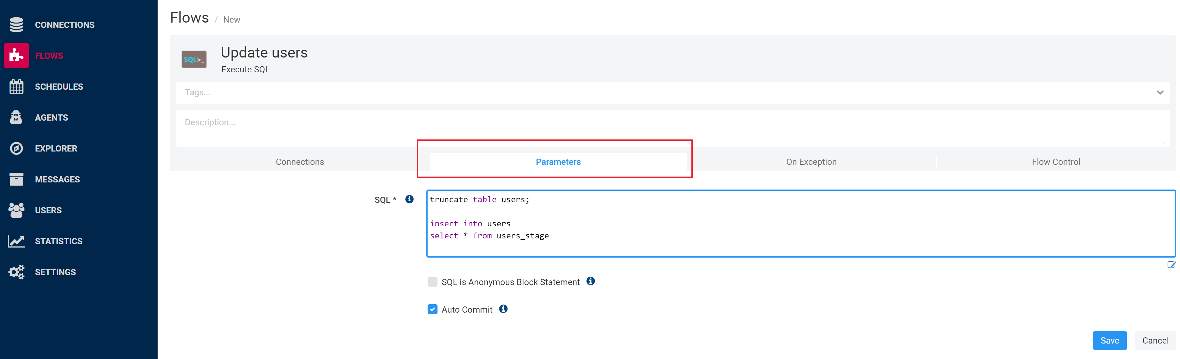 how-to-execute-any-sql-etlworks-support