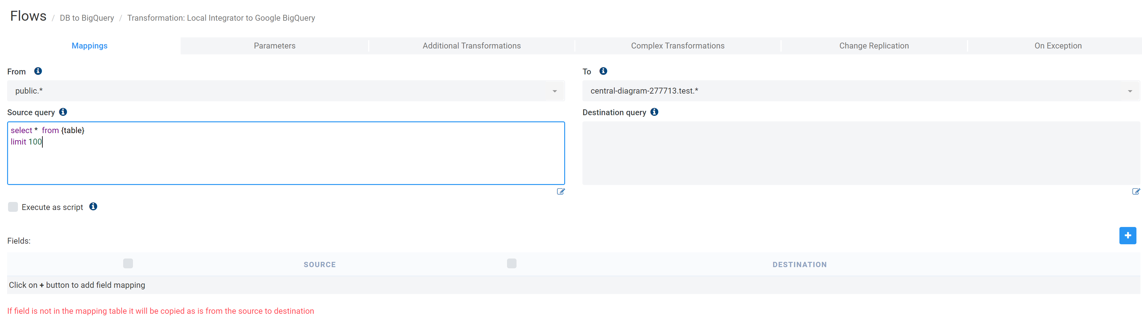 Extract, transform, and load data in Google BigQuery – Etlworks Support