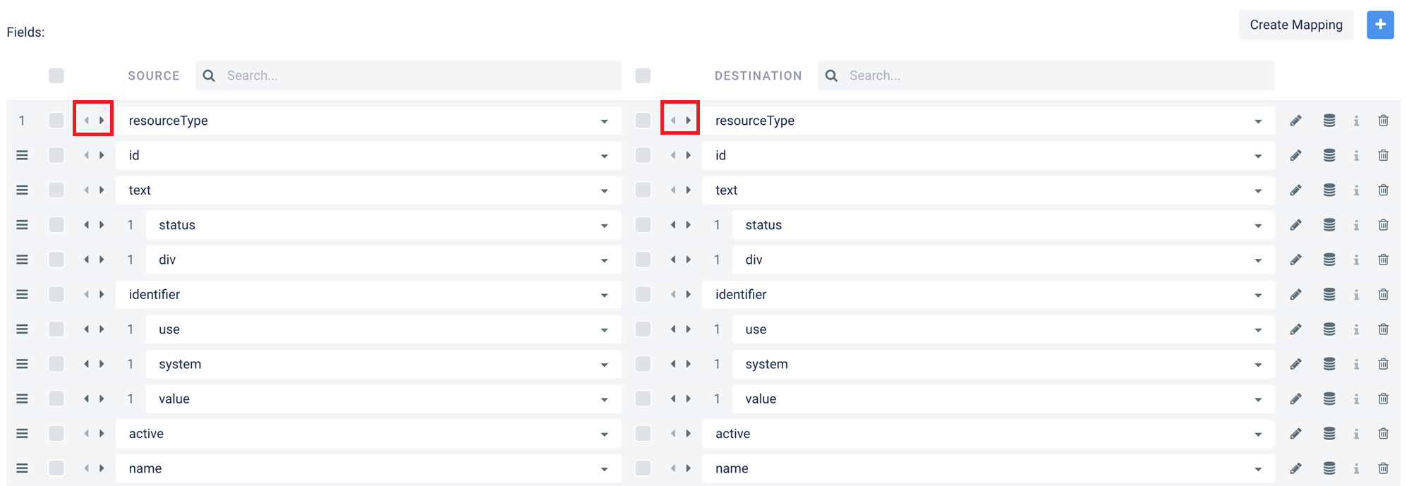 Mapping Fields Between Source and Destination – Etlworks Support