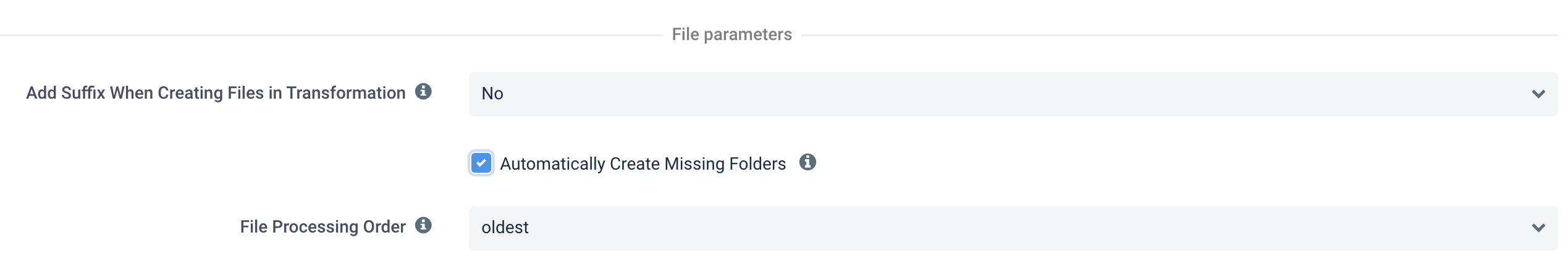 Automatically create missing folders