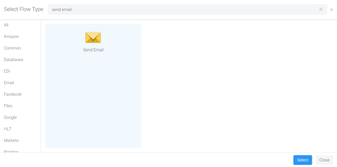 Send Email flow gallery