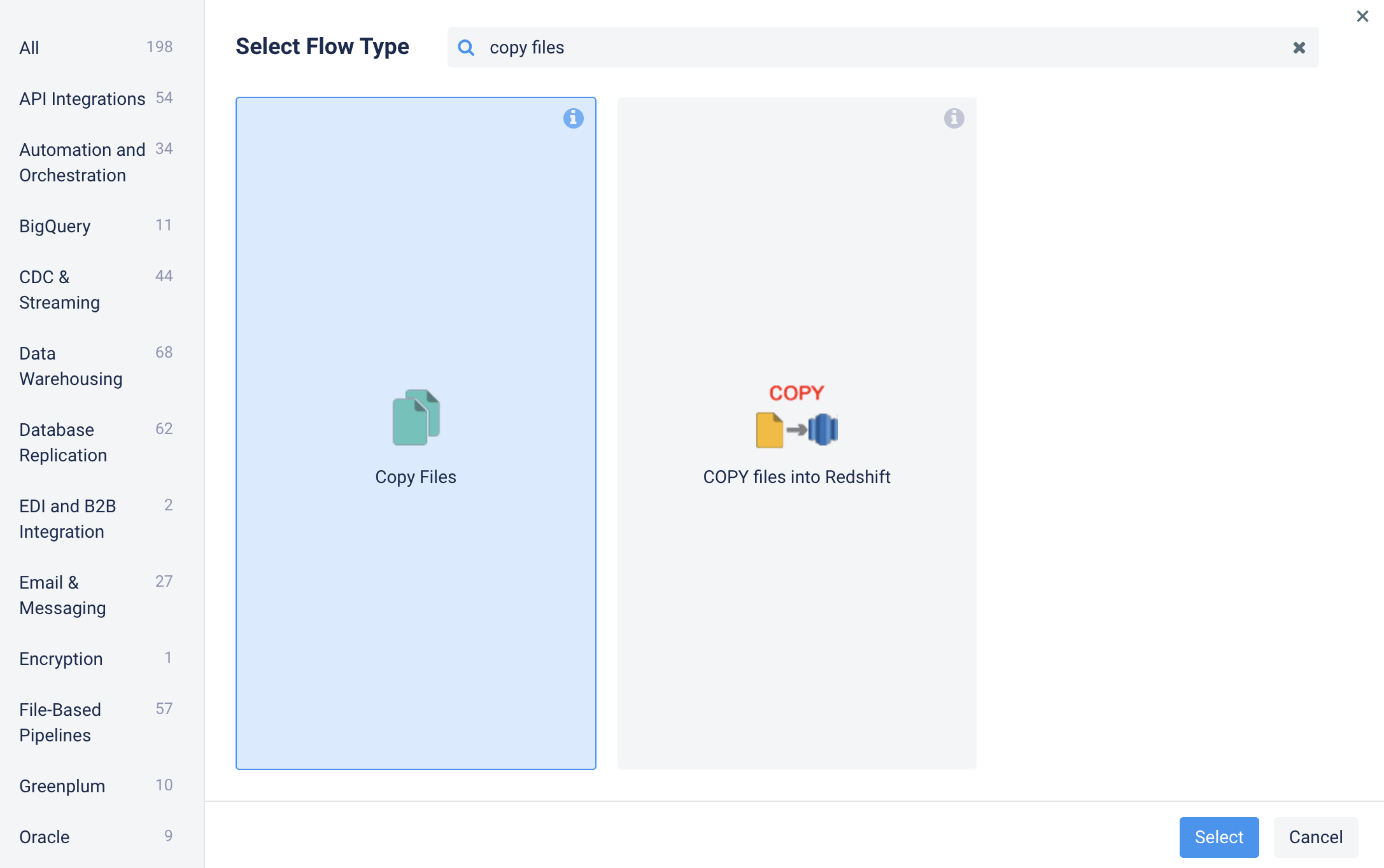Copy Files flow